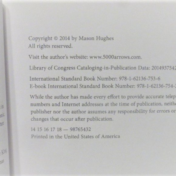 2014 TRUE ACCOUNT 5000 ARROWS Christ's SUPERNATURAL POWER Mason Huges Cannibals - Picture 3 of 6
